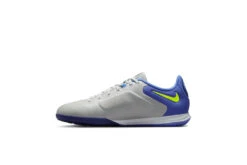 Nike Tiempo Legend 9 Pro IC Voetbalschoen Grijs/volt/sapphire -Goedkope Bal Meester Winkel 37102849 2