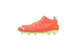 Puma FUTURE Z 3.4 FG/AG Voetbalschoenen Fiery Coral-Fizzy Light-Puma Black-Salmon KIDS