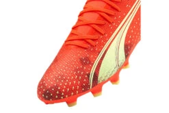 Puma ULTRA Match FG/AG Voetbalschoenen Fiery Coral-Fizzy Light-Puma Black Heren -Goedkope Bal Meester Winkel 37103812 5