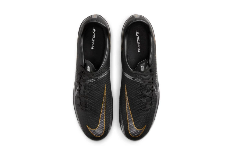 Nike Phantom GT2 SG-Pro AC Voetbalschoen Zwart/goud 4 Nike Phantom GT2 SG-Pro AC Voetbalschoen Zwart/goud - Afbeelding 4