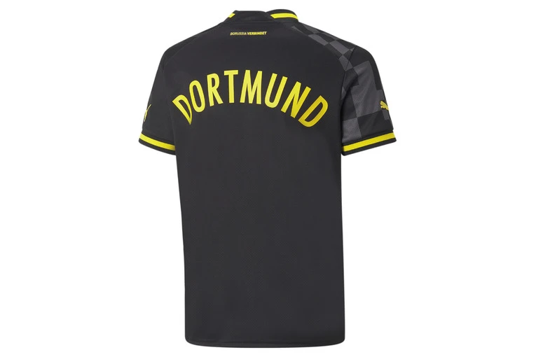 Puma Borussia Dortmund Uit 22/23 Replica Jersey Puma Black-Asphalt KIDS 2 Puma Borussia Dortmund Uit 22/23 Replica Jersey Puma Black-Asphalt KIDS - Afbeelding 2