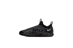 Nike Jr. Zoom Mercurial Vapor 15 Academy IC Voetbalschoenen Zwart/Summit White/Volt/Dark Smoke Grey KIDS -Goedkope Bal Meester Winkel 37104100 2