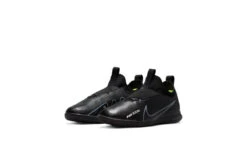 Nike Jr. Zoom Mercurial Vapor 15 Academy IC Voetbalschoenen Zwart/Summit White/Volt/Dark Smoke Grey KIDS -Goedkope Bal Meester Winkel 37104100 3