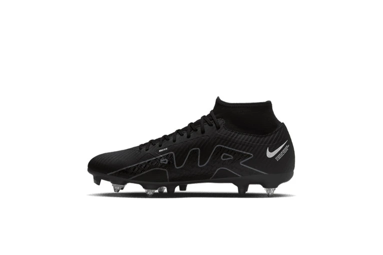 Nike Zoom Mercurial Superfly 9 Academy SG-Pro Anti-clog Traction Voetbalschoen Zwart 2 Nike Zoom Mercurial Superfly 9 Academy SG-Pro Anti-clog Traction Voetbalschoen Zwart - Afbeelding 2