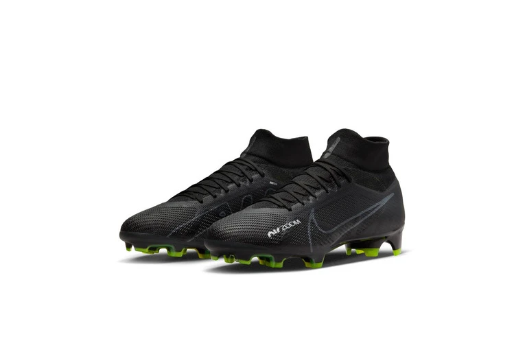 Nike Zoom Mercurial Superfly 9 Pro FG Voetbalschoenen Zwart/Summit White/Volt/Dark Smoke Grey Heren 3 Nike Zoom Mercurial Superfly 9 Pro FG Voetbalschoenen Zwart/Summit White/Volt/Dark Smoke Grey Heren - Afbeelding 3