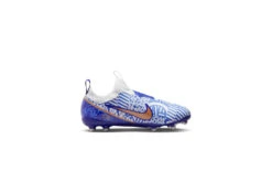 Nike Jr. Zoom Mercurial Vapor 15 Academy CR7 MG Voetbalschoenen Wit/Concord/Medium Blue/Metallic Copper KIDS