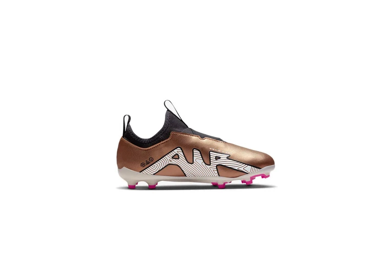 Nike Jr. Zoom Mercurial Vapor 15 Academy MG Voetbalschoenen Metallic Copper KIDS 1 Nike Jr. Zoom Mercurial Vapor 15 Academy MG Voetbalschoenen Metallic Copper KIDS