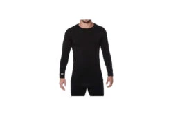 Elite Long Sleeve Compression Shirt Zwart Heren