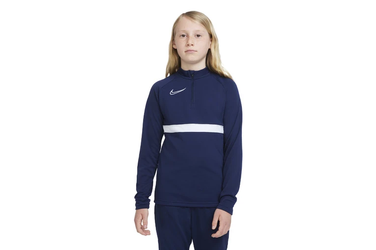Nike Dri-FIT Academy Sweatshirt Obsidian/Wit KIDS 1 Nike Dri-FIT Academy Sweatshirt Obsidian/Wit KIDS