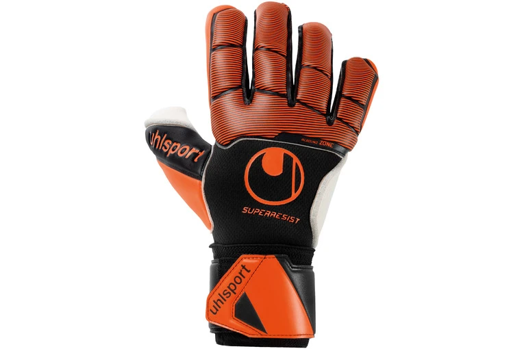 Uhlsport Super Resist HN Keepershandschoen Zwart/fluo Oranje Heren 1 Uhlsport Super Resist HN Keepershandschoen Zwart/fluo Oranje Heren