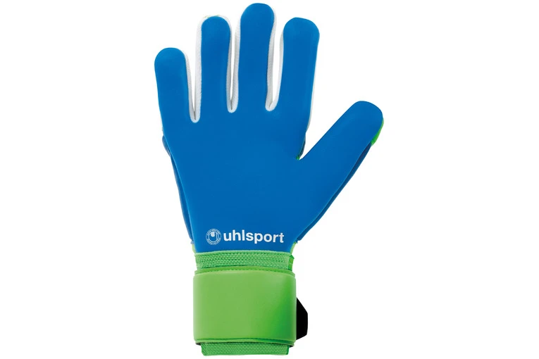 Uhlsport Aquasoft HN Keepershandschoen Fluogroen/pacific Blue 2 Uhlsport Aquasoft HN Keepershandschoen Fluogroen/pacific Blue - Afbeelding 2