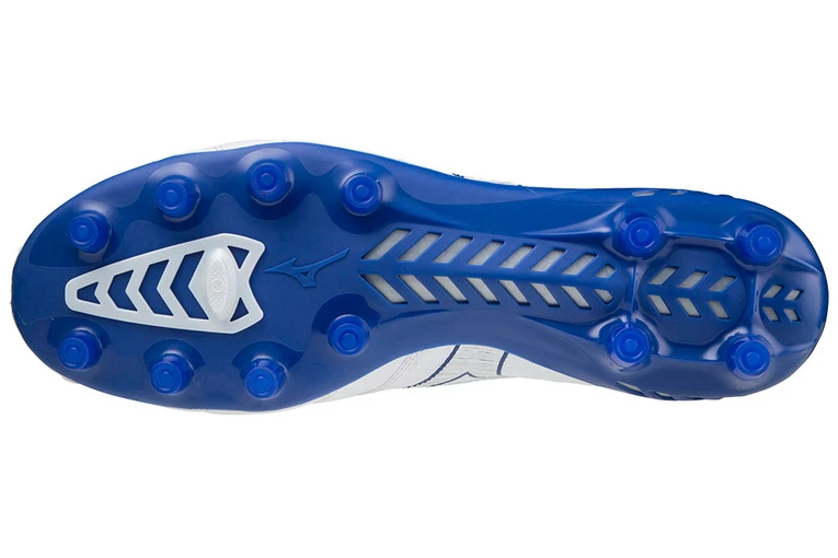 Mizuno Morelia Noe III Beta Elite Voetbalschoen Wit/blauw 2 Mizuno Morelia Noe III Beta Elite Voetbalschoen Wit/blauw - Afbeelding 2