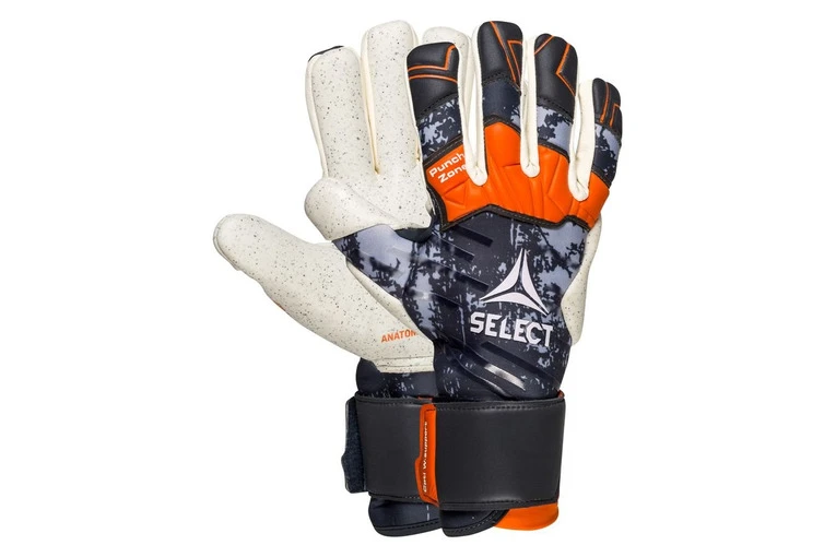 Select 88 Pro Grip Keepershandschoen Grijs/oranje 1 Select 88 Pro Grip Keepershandschoen Grijs/oranje