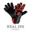 Real Spyder 2 Keepershandschoenen Zwart/rood Unisex