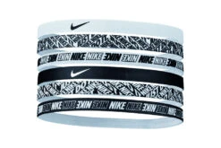 NIKE HAARBAND 6-pack Wit/zwart Unisex