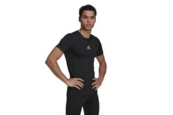 Adidas Techfit Compression Voetbalshirt Zwart Heren -Goedkope Bal Meester Winkel 37107427 3