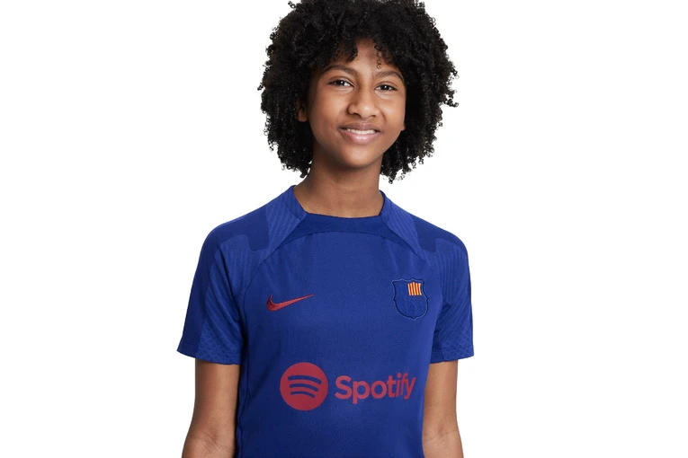 Nike FC Barcelona Strike Voetbalshirt Deep Royal Blue/Noble Red KIDS 3 Nike FC Barcelona Strike Voetbalshirt Deep Royal Blue/Noble Red KIDS - Afbeelding 3