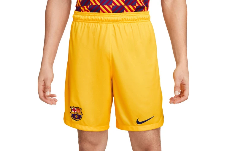Nike FC Barcelona 2022/23 Stadium Vierde Short Amarillo/Deep Royal Blue Heren 1 Nike FC Barcelona 2022/23 Stadium Vierde Short Amarillo/Deep Royal Blue Heren