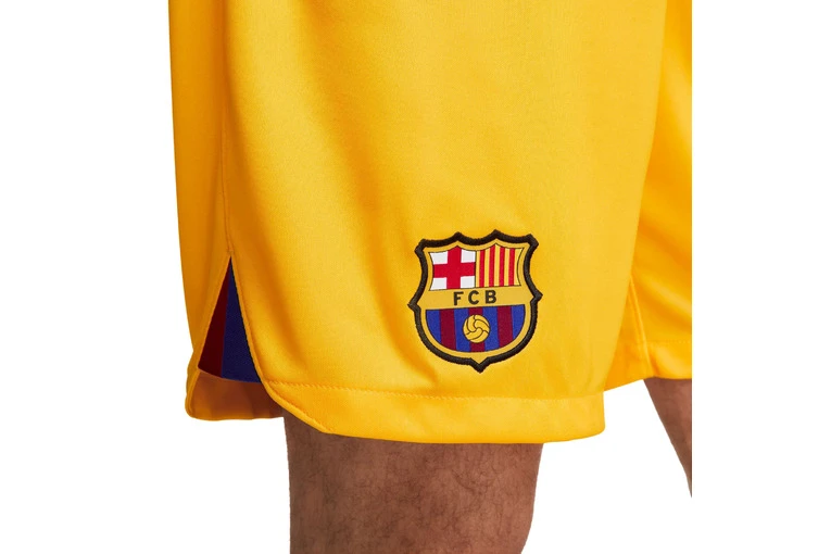Nike FC Barcelona 2022/23 Stadium Vierde Short Amarillo/Deep Royal Blue Heren 5 Nike FC Barcelona 2022/23 Stadium Vierde Short Amarillo/Deep Royal Blue Heren - Afbeelding 5