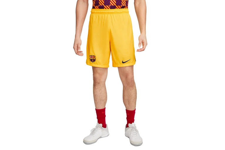 Nike FC Barcelona 2022/23 Stadium Vierde Short Amarillo/Deep Royal Blue Heren 6 Nike FC Barcelona 2022/23 Stadium Vierde Short Amarillo/Deep Royal Blue Heren - Afbeelding 6