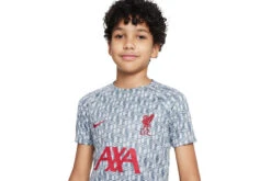 Nike Liverpool FC Voetbalshirt Wolf Grey/Tough Red KIDS -Goedkope Bal Meester Winkel 37107646 4