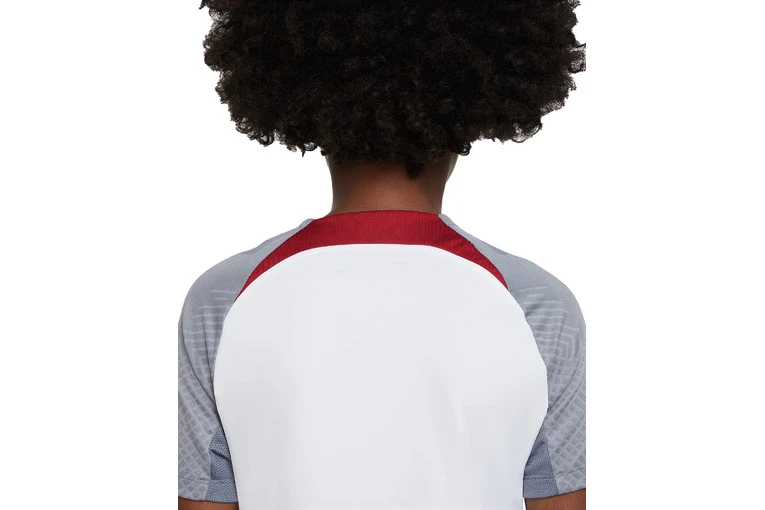 Nike Liverpool FC Strike Voetbalshirt Wit/Smoke Grey/Tough Red KIDS 4 Nike Liverpool FC Strike Voetbalshirt Wit/Smoke Grey/Tough Red KIDS - Afbeelding 4