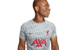 Nike Liverpool FC Voetbalshirt Wolf Grey/Tough Red Heren -Goedkope Bal Meester Winkel 37107649 4