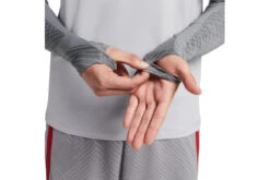 Nike Liverpool FC Strike Sweatshirt Wolf Grey/Smoke Grey/Tough Red Heren -Goedkope Bal Meester Winkel 37107650 4