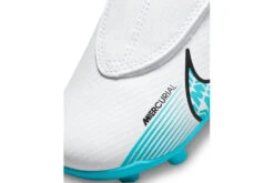 Nike Jr. Mercurial Vapor 15 Club MG Voetbalschoenen Wit/Pink Blast/Baltic Blue KIDS -Goedkope Bal Meester Winkel 37107734 6