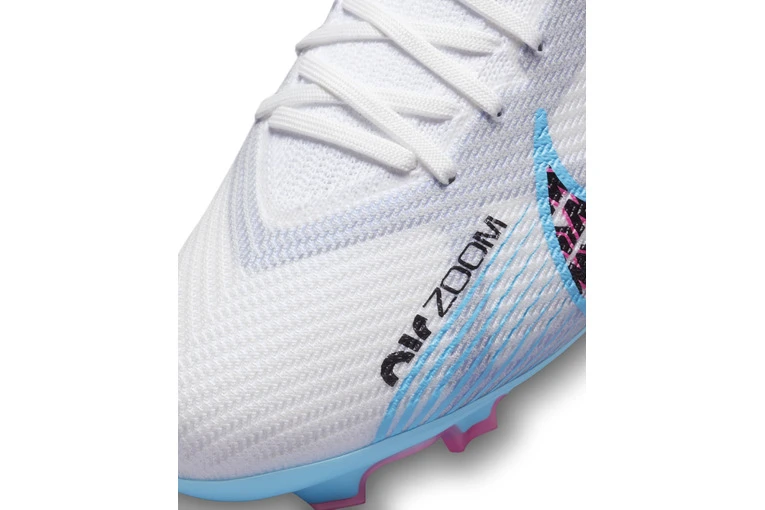 Nike Zoom Mercurial Vapor 15 Pro FG Voetbalschoenen Wit/Pink Blast/Indigo Haze/Baltic Blue Heren 5 Nike Zoom Mercurial Vapor 15 Pro FG Voetbalschoenen Wit/Pink Blast/Indigo Haze/Baltic Blue Heren - Afbeelding 5