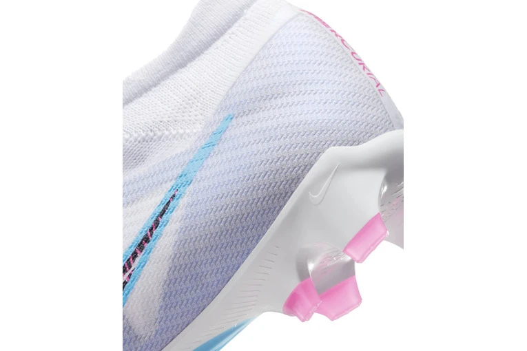 Nike Zoom Mercurial Vapor 15 Pro FG Voetbalschoenen Wit/Pink Blast/Indigo Haze/Baltic Blue Heren 6 Nike Zoom Mercurial Vapor 15 Pro FG Voetbalschoenen Wit/Pink Blast/Indigo Haze/Baltic Blue Heren - Afbeelding 6