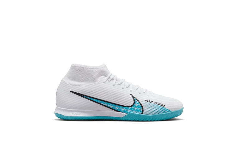 Nike Zoom Mercurial Superfly 9 Academy IC Voetbalschoen Wit/baltic Blue 1 Nike Zoom Mercurial Superfly 9 Academy IC Voetbalschoen Wit/baltic Blue
