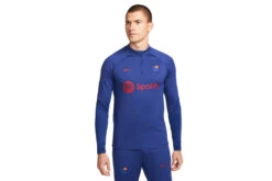 Nike FC Barcelona Strike Sweatshirt Deep Royal Blue/Noble Red Heren