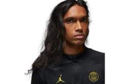 Nike Paris Saint-Germain Strike Sweatshirt Zwart/Tour Yellow Heren -Goedkope Bal Meester Winkel 37107759 3