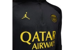 Nike Paris Saint-Germain Strike Sweatshirt Zwart/Tour Yellow Heren -Goedkope Bal Meester Winkel 37107759 6