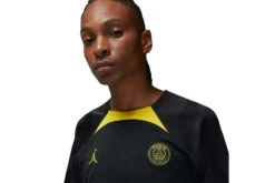 Nike Paris Saint-Germain Strike Voetbalshirt Zwart/Tour Yellow Heren -Goedkope Bal Meester Winkel 37107762 3
