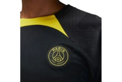 Nike Paris Saint-Germain Strike Voetbalshirt Zwart/Tour Yellow Heren -Goedkope Bal Meester Winkel 37107762 5