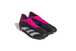 Adidas Predator Accuracy.3 Veterloze Firm Ground Voetbalschoenen Core Black / Cloud White / Team Shock Pink 2 Heren -Goedkope Bal Meester Winkel 37110584 3