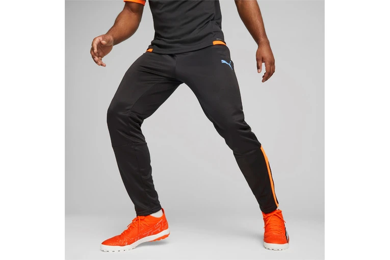 Puma TeamLiga Trainingsbroek Zwart/oranje Heren 2 Puma TeamLiga Trainingsbroek Zwart/oranje Heren - Afbeelding 2