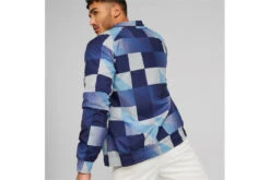 Puma Manchester City FC Prematch Jacket Navy/grijs Heren -Goedkope Bal Meester Winkel 37110623 3