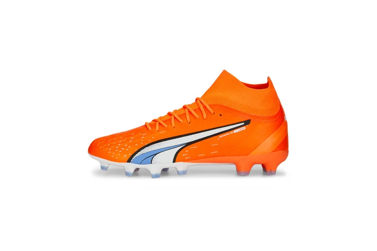 Puma ULTRA Pro FG/AG Voetbalschoenen Ultra Orange-PUMA White-Blue Glimmer Heren 2 Puma ULTRA Pro FG/AG Voetbalschoenen Ultra Orange-PUMA White-Blue Glimmer Heren - Afbeelding 2