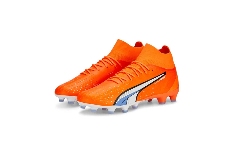 Puma ULTRA Pro FG/AG Voetbalschoenen Ultra Orange-PUMA White-Blue Glimmer Heren 3 Puma ULTRA Pro FG/AG Voetbalschoenen Ultra Orange-PUMA White-Blue Glimmer Heren - Afbeelding 3