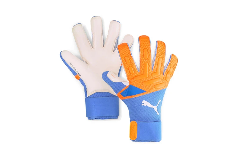 Puma Future Pro SGC Keepershandschoen Oranje/blauw 1 Puma Future Pro SGC Keepershandschoen Oranje/blauw