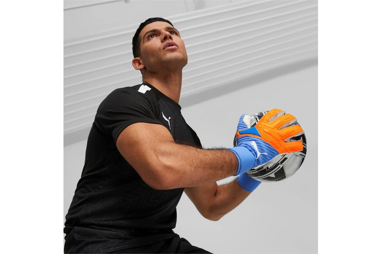 Puma Future Pro SGC Keepershandschoen Oranje/blauw 3 Puma Future Pro SGC Keepershandschoen Oranje/blauw - Afbeelding 3