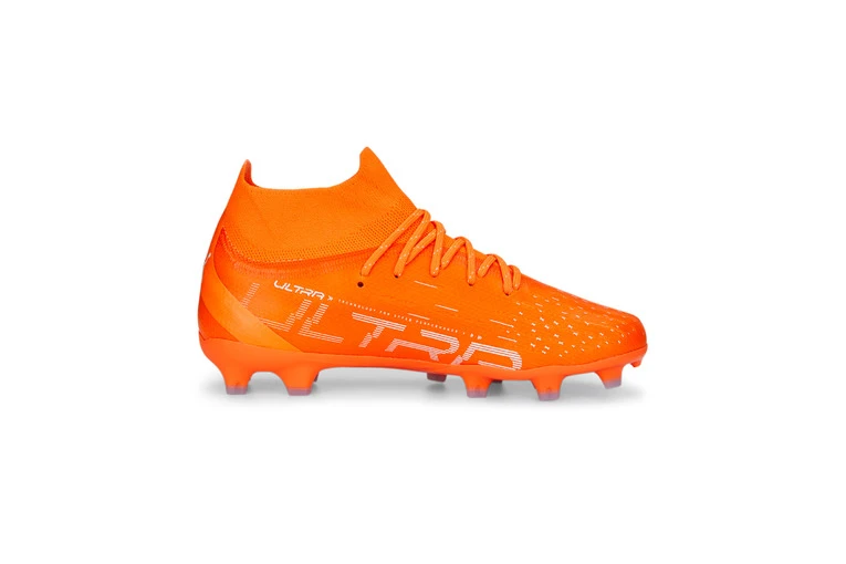 Puma ULTRA Pro FG/AG Voetbalschoenen Ultra Orange-PUMA White-Blue Glimmer KIDS 1 Puma ULTRA Pro FG/AG Voetbalschoenen Ultra Orange-PUMA White-Blue Glimmer KIDS