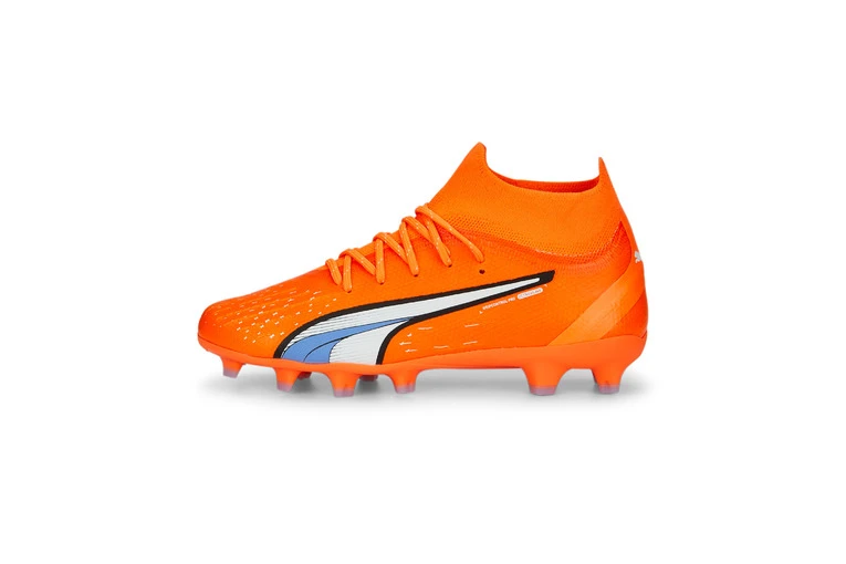 Puma ULTRA Pro FG/AG Voetbalschoenen Ultra Orange-PUMA White-Blue Glimmer KIDS 2 Puma ULTRA Pro FG/AG Voetbalschoenen Ultra Orange-PUMA White-Blue Glimmer KIDS - Afbeelding 2