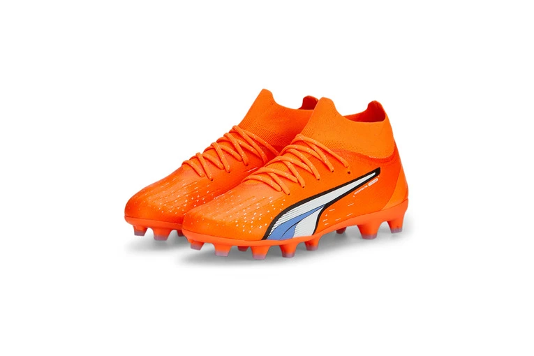 Puma ULTRA Pro FG/AG Voetbalschoenen Ultra Orange-PUMA White-Blue Glimmer KIDS 3 Puma ULTRA Pro FG/AG Voetbalschoenen Ultra Orange-PUMA White-Blue Glimmer KIDS - Afbeelding 3