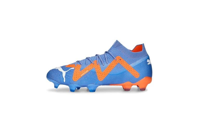 Puma FUTURE ULTIMATE FG/AG Voetbalschoenen Blue Glimmer-PUMA White-Ultra Orange Heren 2 Puma FUTURE ULTIMATE FG/AG Voetbalschoenen Blue Glimmer-PUMA White-Ultra Orange Heren - Afbeelding 2