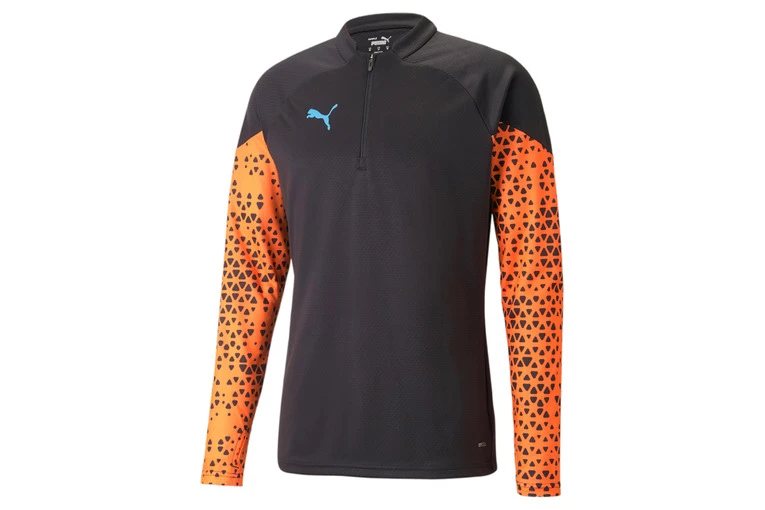 Puma IndividualCUP Voetbaltop Met Kwartrits PUMA Black/Ultra Orange Heren 1 Puma IndividualCUP Voetbaltop Met Kwartrits PUMA Black/Ultra Orange Heren
