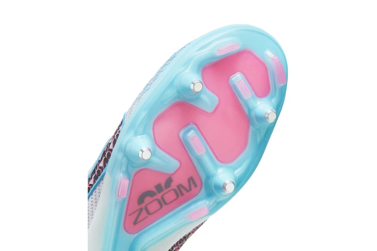 Nike Zoom Mercurial Superfly 9 Elite SG-Pro Anti-Clog Traction Voetbalschoenen Wit/Pink Blast/Indigo Haze/Baltic Blue Heren 4 Nike Zoom Mercurial Superfly 9 Elite SG-Pro Anti-Clog Traction Voetbalschoenen Wit/Pink Blast/Indigo Haze/Baltic Blue Heren - Afbeelding 4